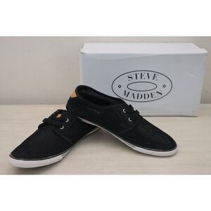Steve Madden Men's Sz EUR 43 US 10 Black Gomez Low Top Fashion Sneakers Shoes